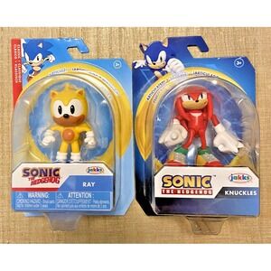 RAY & KNUCKLES‎ Sonic The Hedgehog Jakks Pacific 2.5" Action Figures
